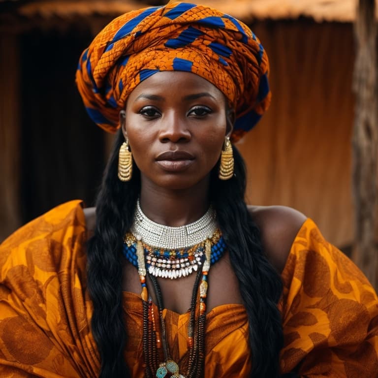Dagombas woman from Kingdom of Dagbon (Ghana)