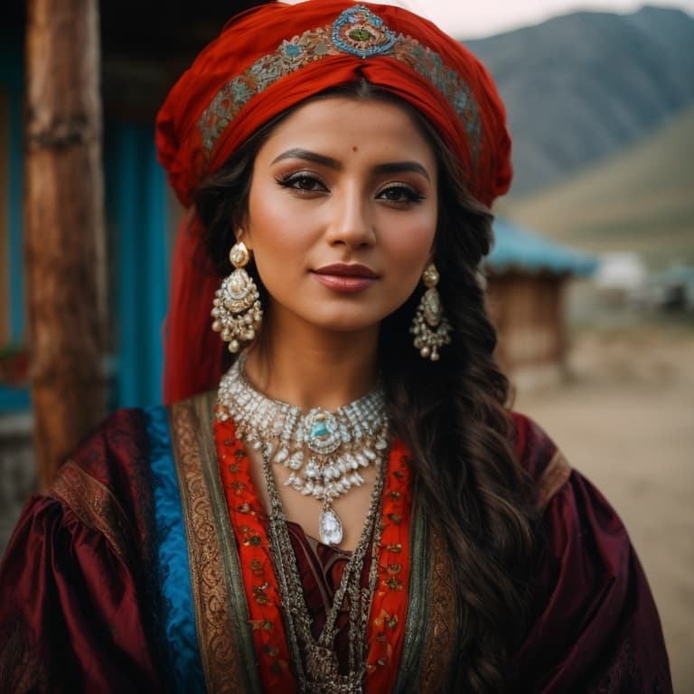 Dargins woman from Dagestan (Russia)
